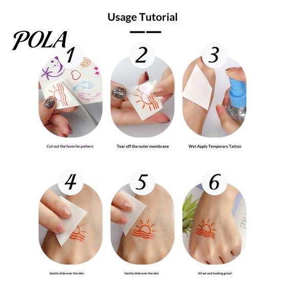 5 Sheets Tattoo Stickers, Skin-Friendly Temporary Tattoos for Adults And Kids, Easy To Apply Hypoallergenic Non-Irritating Body Art for Events And