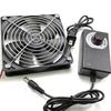 12CM Silent High Airflow 12V Cooling Fan for PC Cases, Cabinets, Routers, and Flower Stands