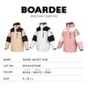 BOARDEE Snowboard Jacket Size L Women's (BD24IFOT41W) (White, White)