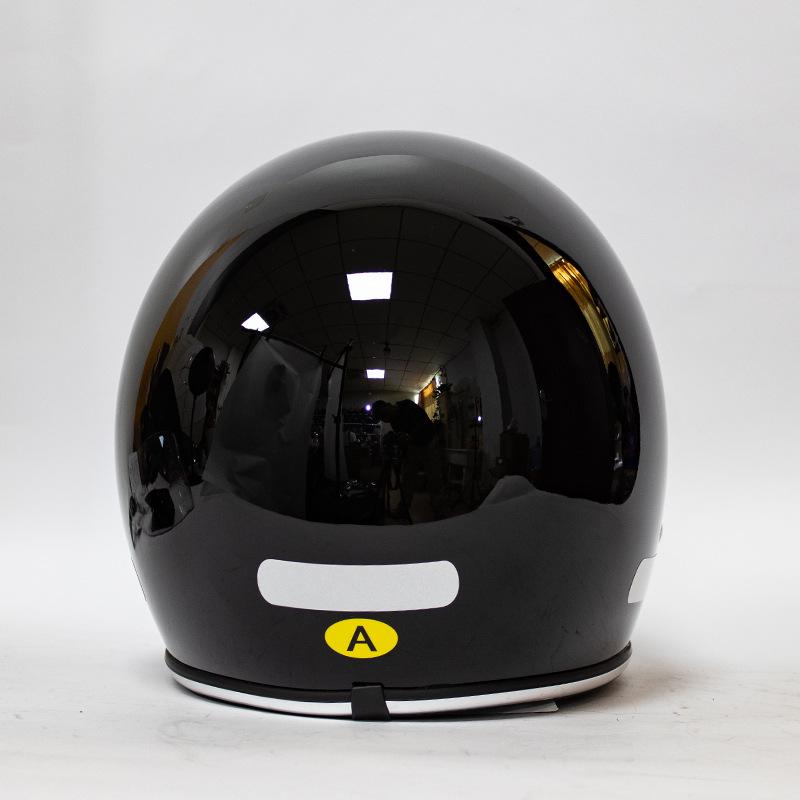 Retro Japanese Cruiser Fiberglass Full Face Motorcycle Helmet