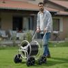 Hose Reel Cart, Hold Up to 300 ft of 5/8’’ Hose, Garden Water Hose Carts Mobile Tools with 4 Wheels, Heavy Duty Powder-coated Steel Outdoor Planting