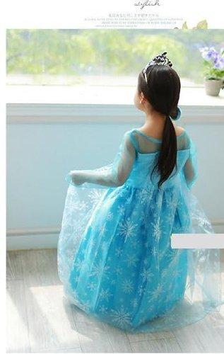 Frozen Elsa Dress, Children's Size Small, 4-Piece Set