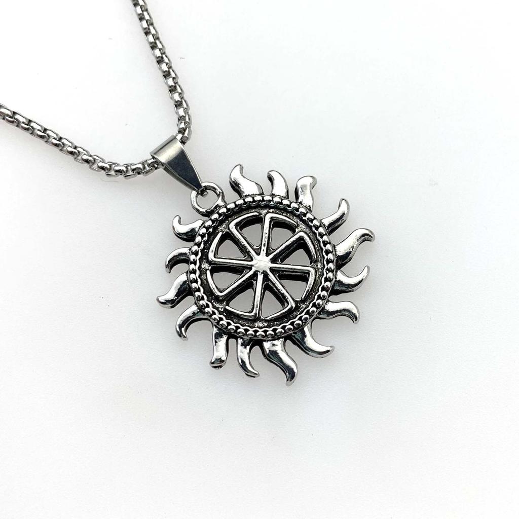 Necklace Vintage Viking Sun Necklace Pendant