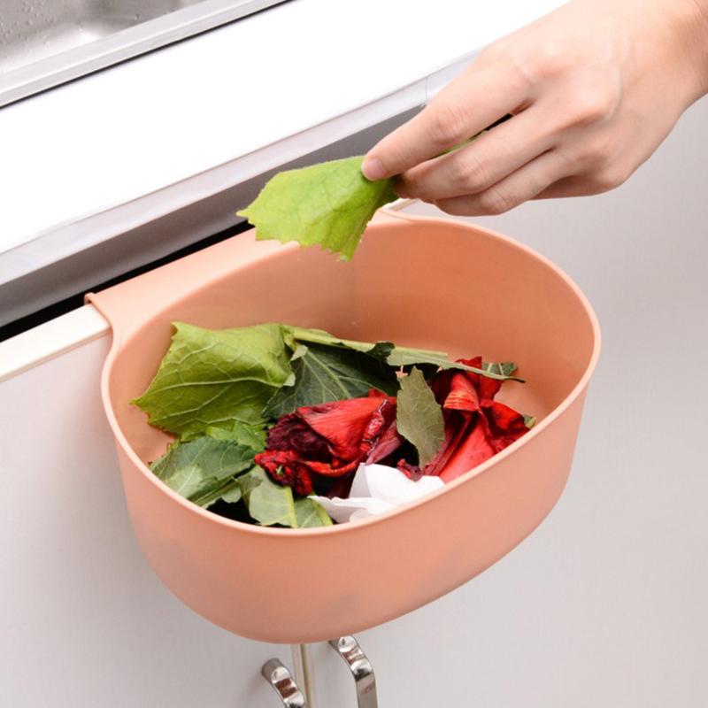 Baby Bed Hanging Box Portable Kitchen Lidless Trash Can Baby Nursery Organizer