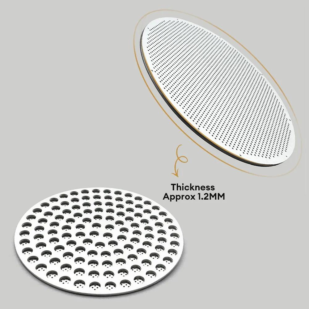 51/53/58mm Double -layer Coffee Filter Screen Reusable Espresso Portafilter Filter Mesh Barista
