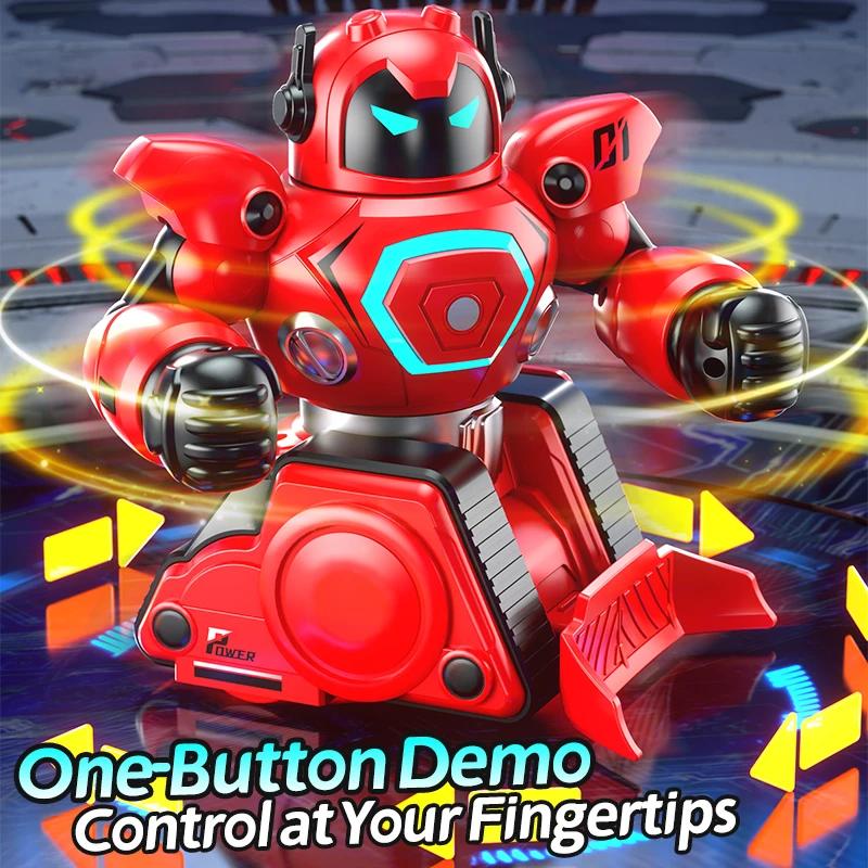 JJRC Smart Robot Double Battle Boxing Fighting Robots Artificial Intelligence Remote Control Football Toy Children Robotics Toy