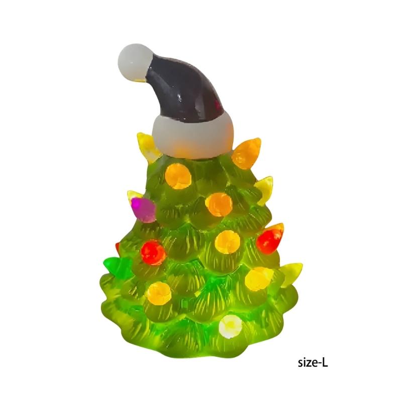 Resin Decoration Christmas Tree Figurine Easy Seasonal Storage Solution
