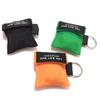 8 Pcs Random Color CPR Resuscitator Mask Life Keychain Disposable Emergency Skill Training Face Shield For Health Care