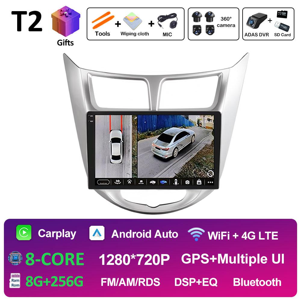 Pentru Hyundai Solaris Verna Accent 1 2010 2011 2012 2013 - 2016 Sistem Smart Android Player Video Auto Autoradio WIFI Ecran Tactil