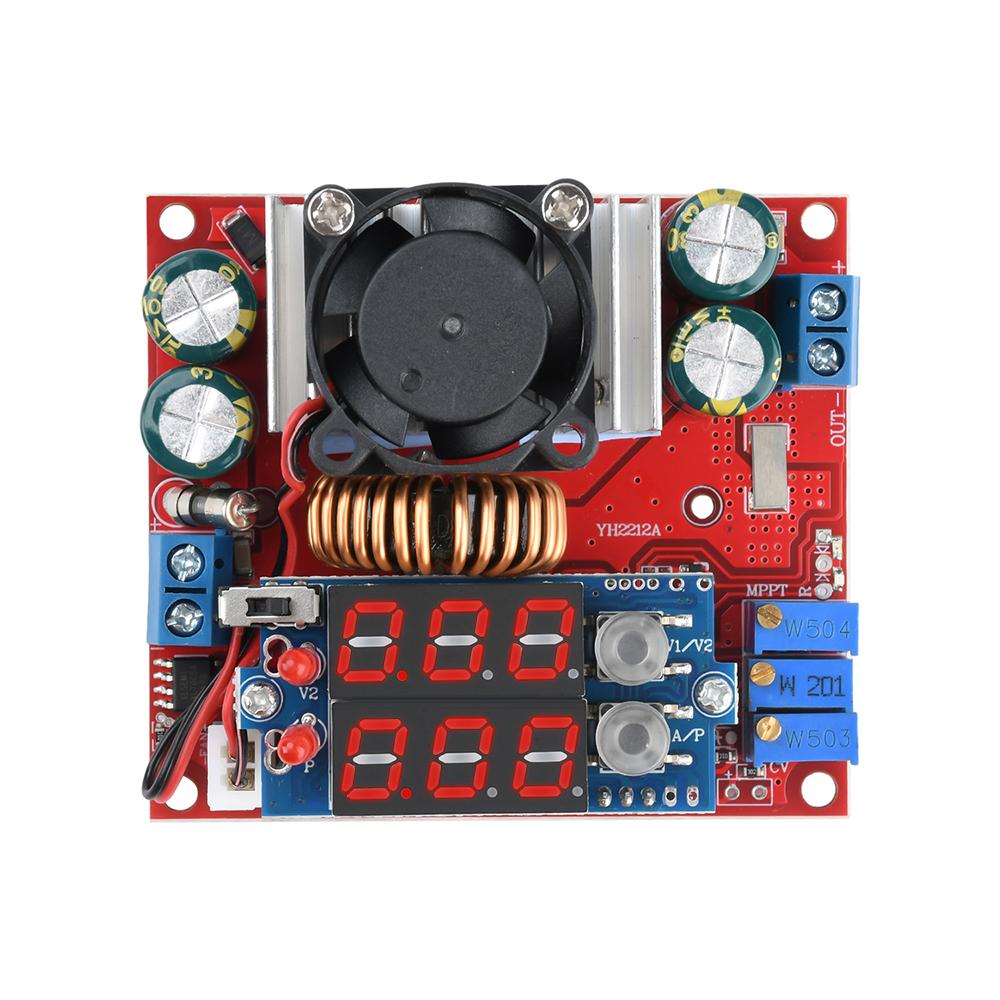 MPPT Boost Lade Modul Solarlade Modul DC 6-50V 15A Konstantspannung & Strom Einstellbar Stromversorgung mit Synchrongleichrichter