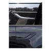 1Pair Car Styling Fender Side Air Vent Outlet Cover Trim Decorative Accessories For Land Rover Discovery 5 LR5 2017- Glossy