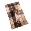 Maillard Plaid Scarf Green Christmas Style Women's Korean Atmosphere Versatile Plaid Long Warm Shawl Scarf
