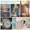4 Rolls Self-Adhesive Crystal Rhinestone Ribbon, Diamond Bling Ribbons With 2 Mm Rhinestones Sticker For Arts Crafts Wedding