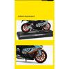 1/12 BMW S1000RR Gulf Oil Die Cast Motorcycle Model Toy Vehicle Collection Autobike Shork-Absorber Off Road Autocycle Toys Car