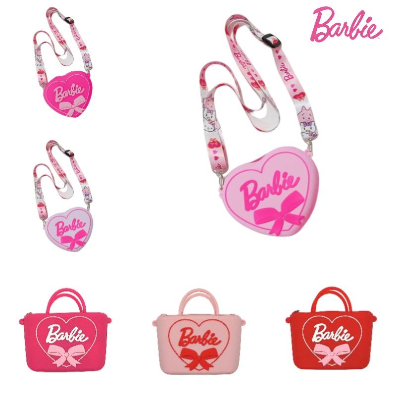 2023 New Arrival Barbie Silicone Shoulder Bag For Kids Cartoon Design Wholesale