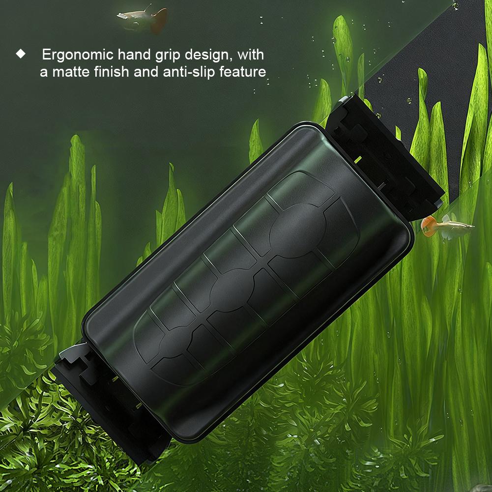 Magnetic Aquarium Fish Tank Brushes Remove Moss Glass Suspension Blade Algae Magnetic Brush Blade Algae Scraper Cleaner Brush
