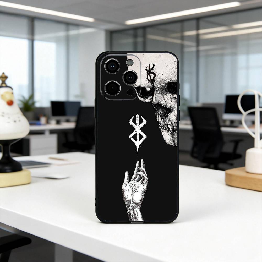 Classic B-Berserk BG G-Guts Phone Case Silicone Soft For IPhone 17 16 15 14 13 12 11 X XR Plus Pro Max Plus
