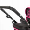 Poussette landau pour poupée, pliable, poignée réglable, sac inclus – roues gomme, gondole 41 cm (KP0261G)