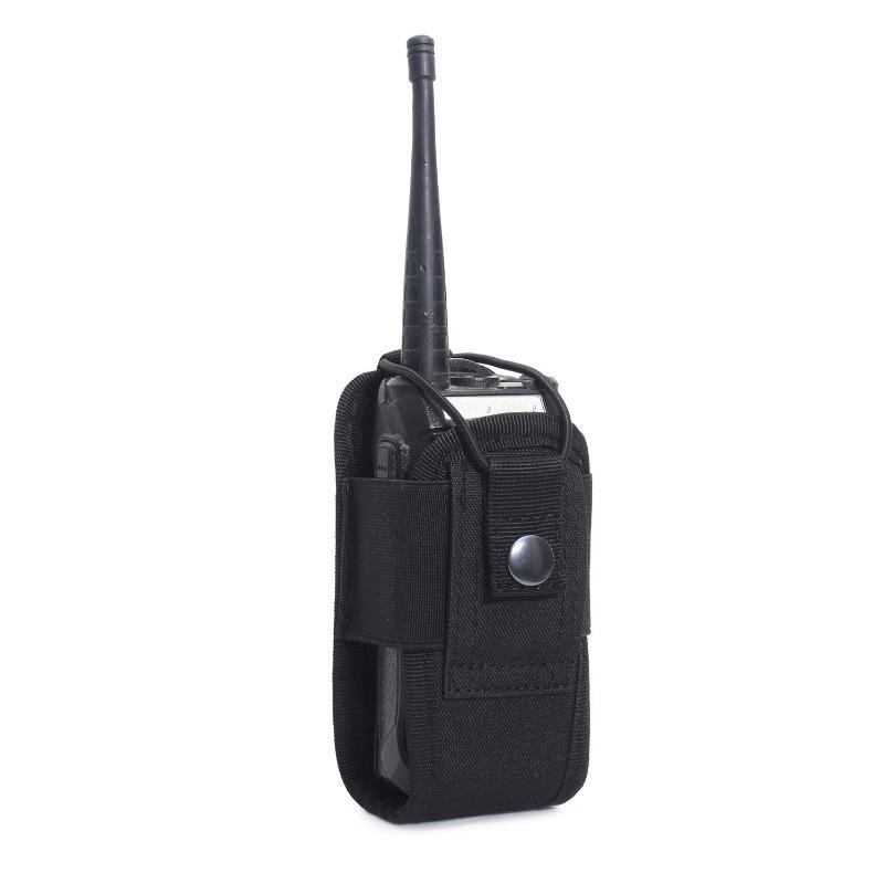 Tactical Walkie Talkie Carry Bag Universal Radio Pouch Holder Pocket for Duty Belt Portable Outdoor Camping Sports Waist DJJPJ01