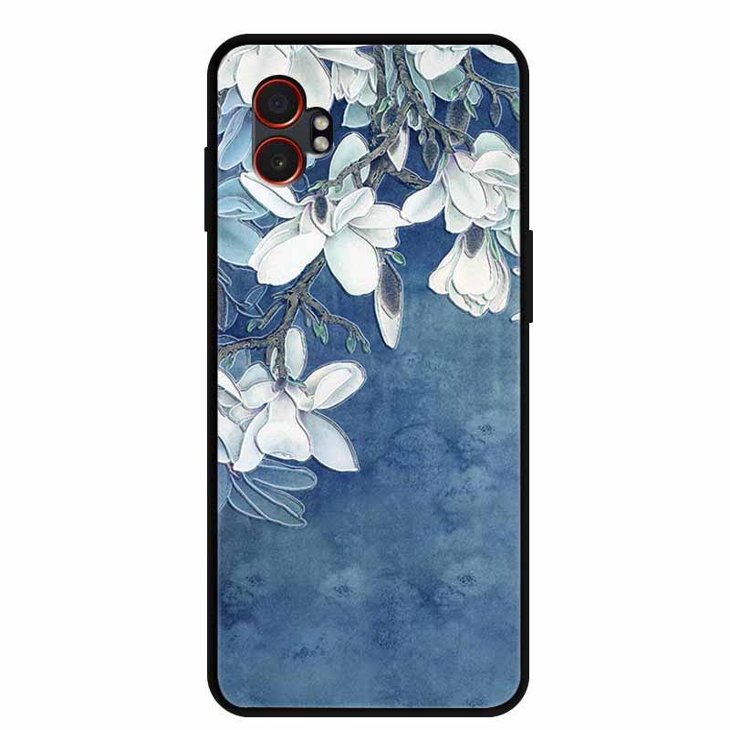 3D Emboss Case For Samsung Galaxy XCover7 Pro 5G Phone Case Flowers Silicone Soft Back Cover For Samsung Galaxy XCover7Pro Case