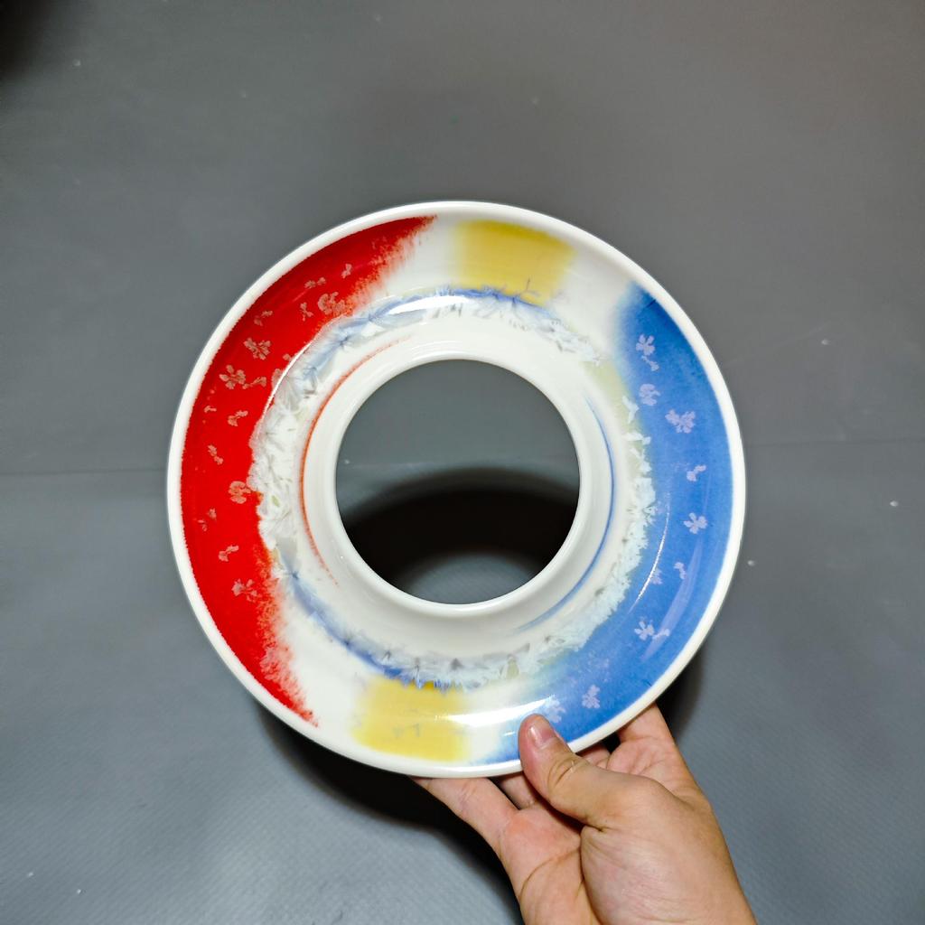 Talerz Sashimi Xianci: Wysokiej klasy ozdoby do prezentacji owoców morza - Okrągły plaster ryby do wystroju hotelowego