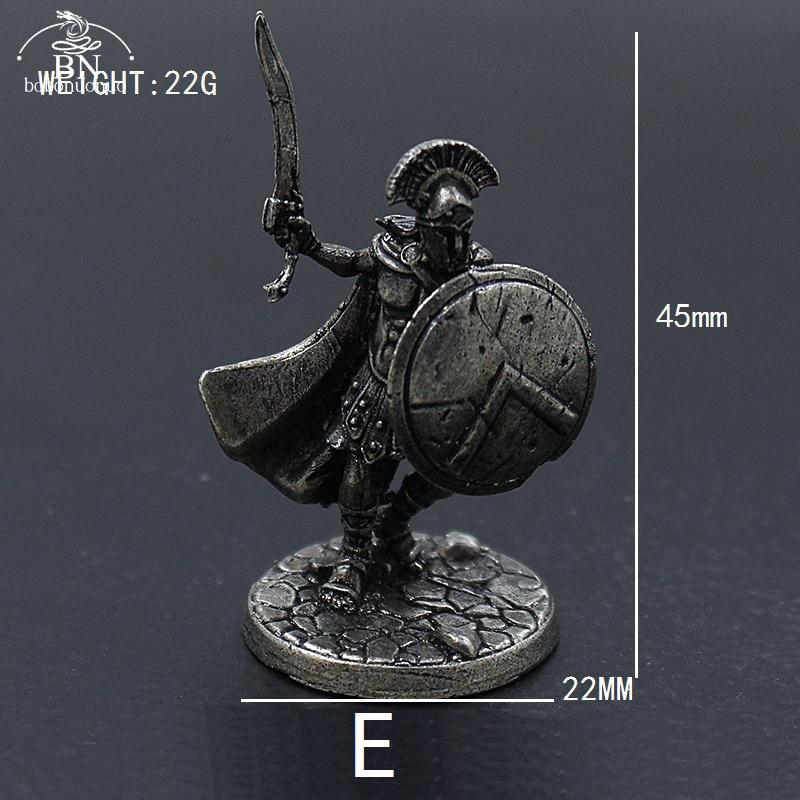 

1 шт., древние спартанские римские солдаты, фигурки, миниатюры, винтажные металлические солдаты, модель, статуя, настольный орнамент, подарок