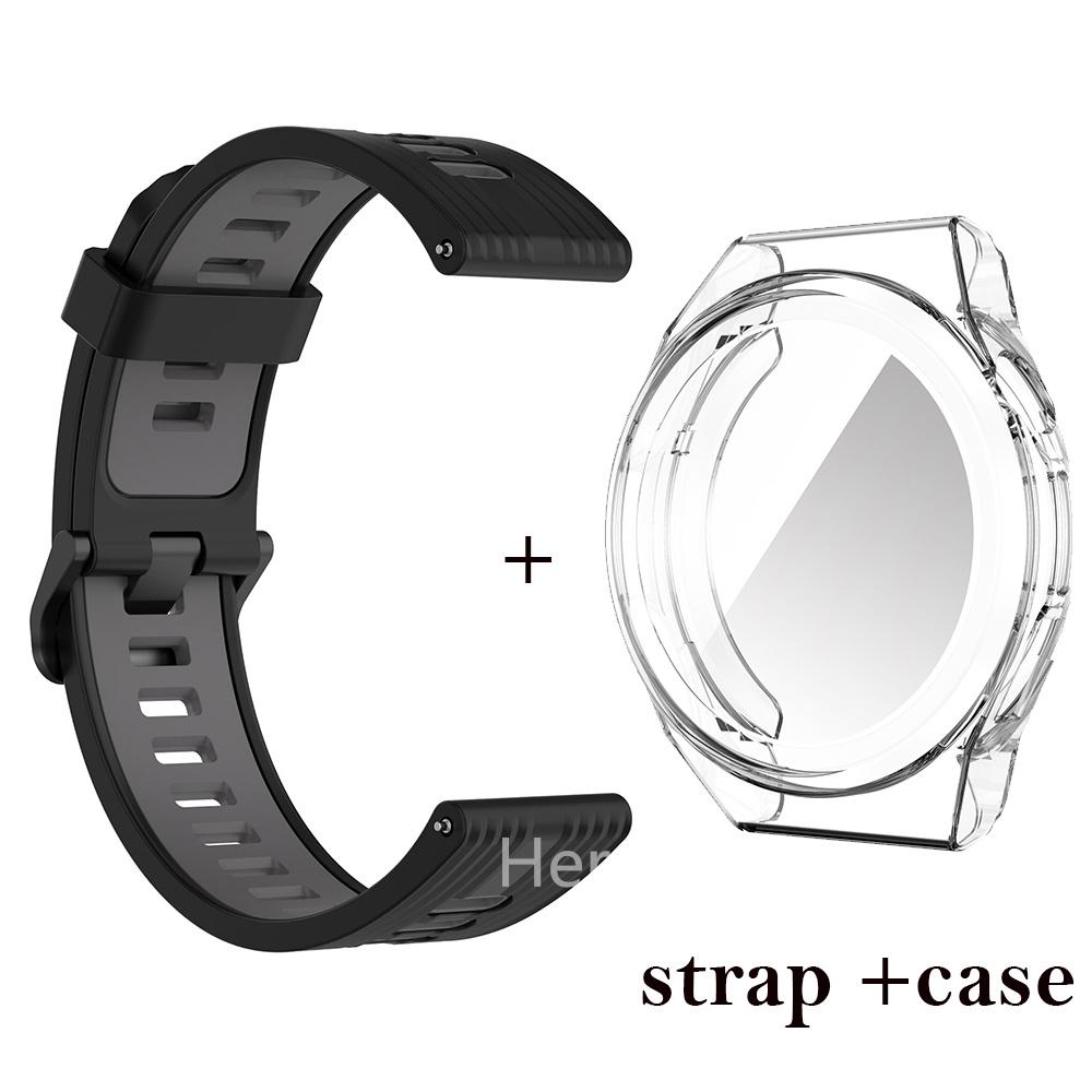 22mm WatchStrap Band For Huawei Watch GT3 SE Strap Bracelet Silicone Wristband for Huawei Watch GT Runner Smart Watch Band +Case