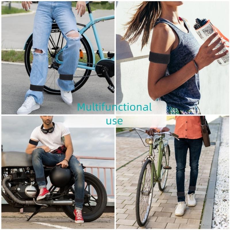 High Reflective Cycling Leg Band For Night Safety Waterproof Design
