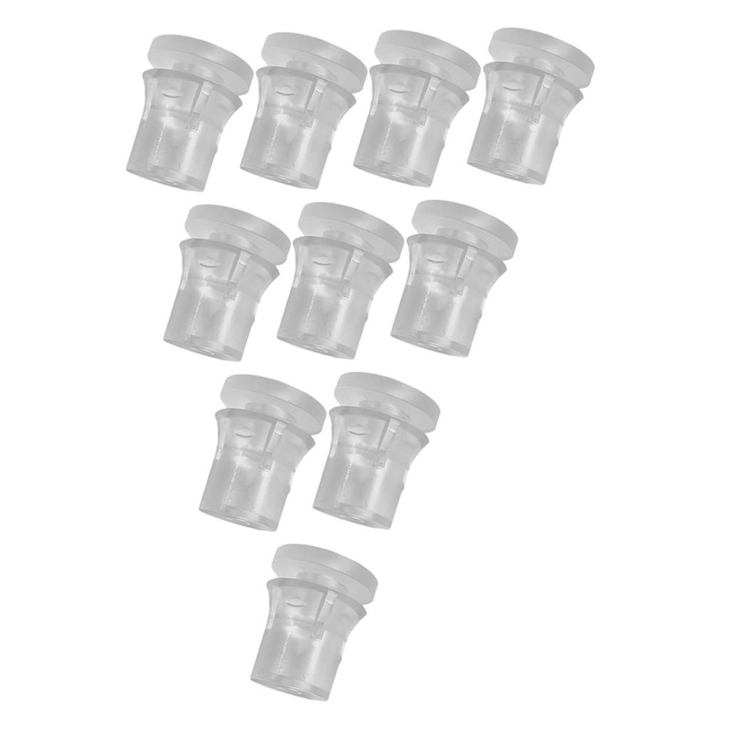 10 Clear Sign Spacers, Tall Decorative Screws, Hardware for Industrial, Home, Office And Shop Use.