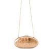 Pearlescent Acrylic Oval Clutch Evening Bag Apricot Shoulder Fashion Crossbody Women Bags Luxury Brand Beach Luxury Handbag