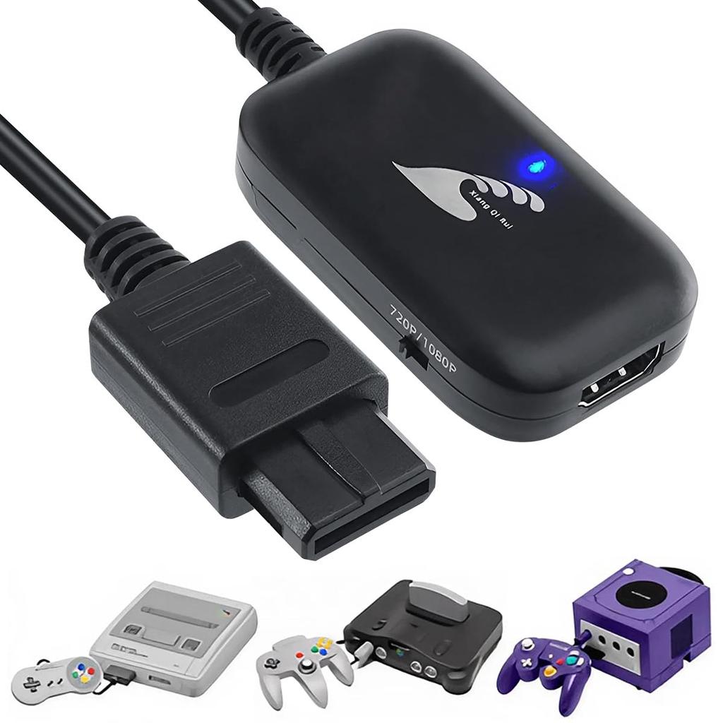 Eishin Super Nintendo HDMI Converter, N64, GameCube HDMI Output Cable