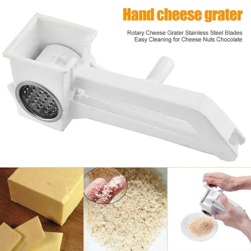 2025 Hand-Cranked Cheese Grater Rotary Cheese Graters Ginger Chocolate Cutter with Stainless Steel Drum Dropshipping