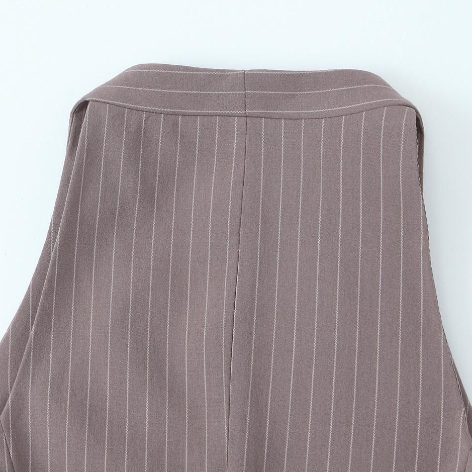 2025 Frühling Damen Slim Weste mit Gürtel V-Ausschnitt Top