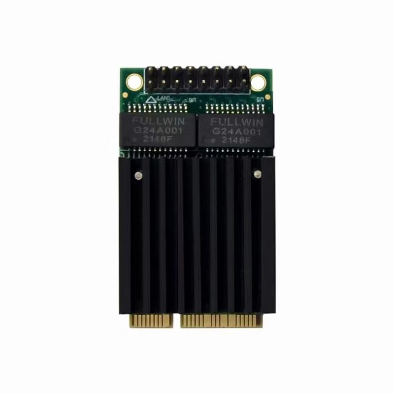 PCIe To 2-Port Gigabit Corded Networking Card WGI210AT Control Mpcie RJ45 Networking Card
