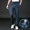 OEING Men's Ice Silk Quick-Dry Loose Straight Casual Pants