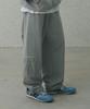 DIVINE DISTANCE Gothic Applique Sweatpants [Melange]