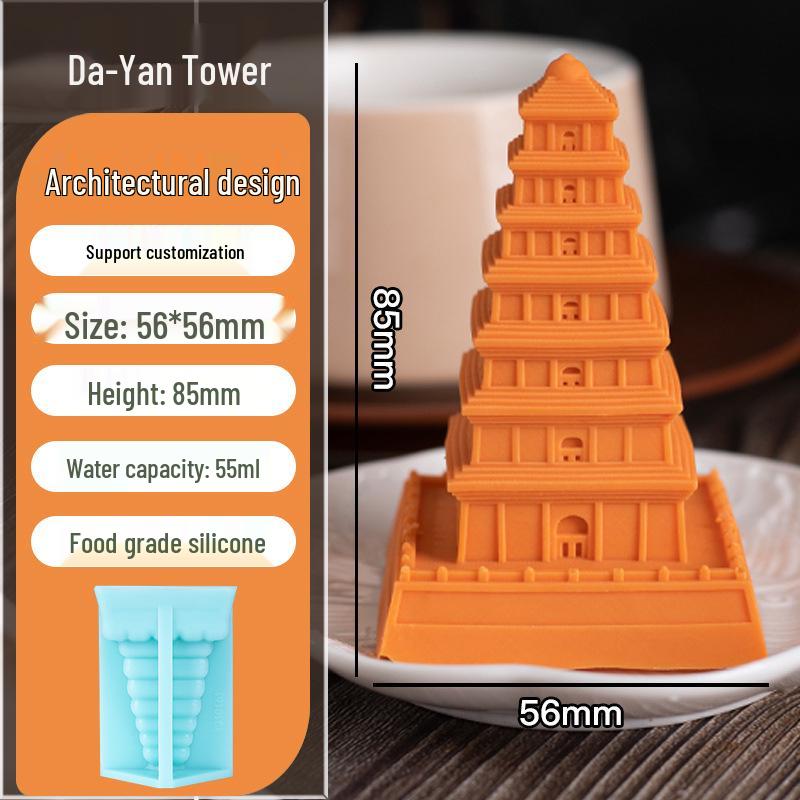 Xi'an Silicone Mold for Creative Desserts: Ice Cream, Mousse, Chocolate, Ice Cubes, Mooncakes, Pastries, Jelly, Plaster, and Grinding.