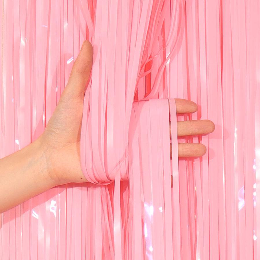 Laser Fringe Backdrop & Tinsel for Party or Event Decoration