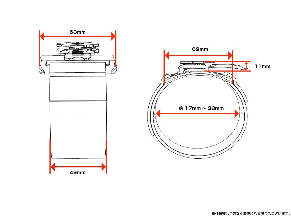 RecMount Plus Run Kit for iPhone 12/12 Pro [R+Run-iPC10] (Sports Armband + Dedicated Case)