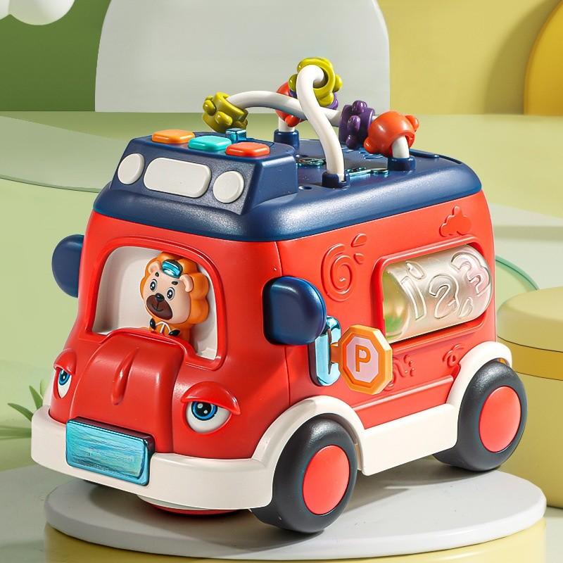 Educational Toy Kids School Bus Electric Moving Toy For Toddlers And Baby Learning