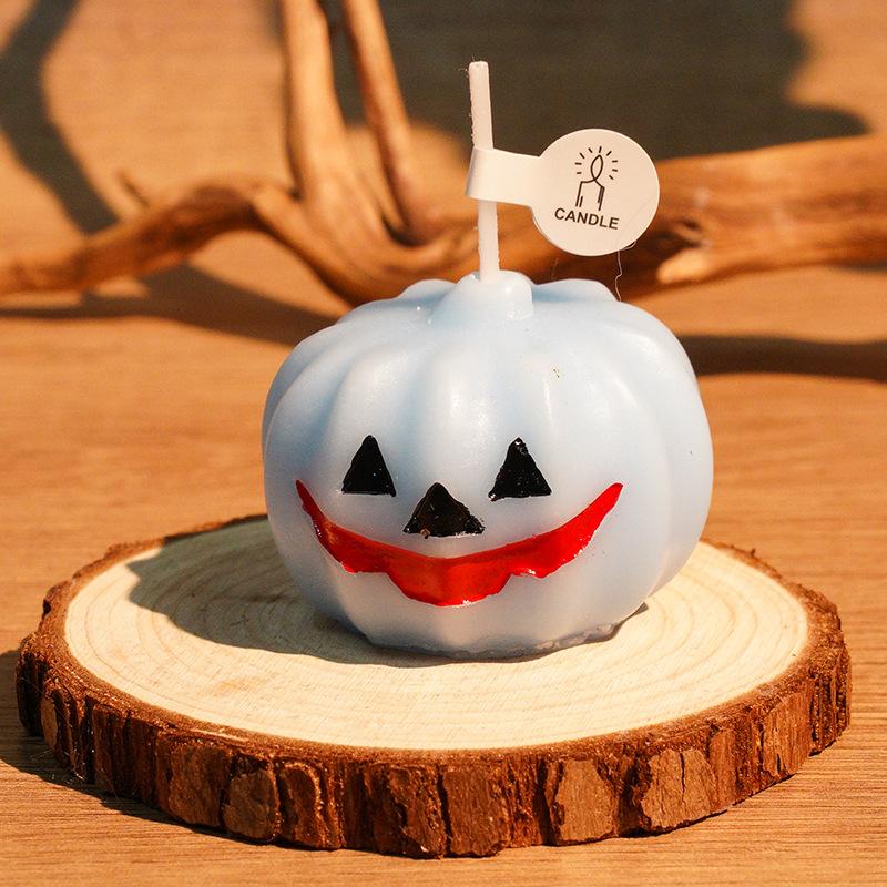 Velas Perfumadas de Abóbora Fantasma de Halloween Velas Criativas de Aromaterapia Decorativas Presentes para Festival Decoração Assustadora para Festa em Casa Vela 3D