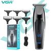 VGR 070 Hair Clipper Oil Head Electric Hair Clipper Hair Salon Professional Home Carving Bald Head LCD Digital Display Hair Clipper Beard Trimmer