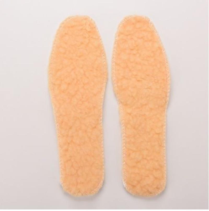 Fleece Lamb Wool Shoes Boots Sneakers Thermal Insoles Inserts Pads BE