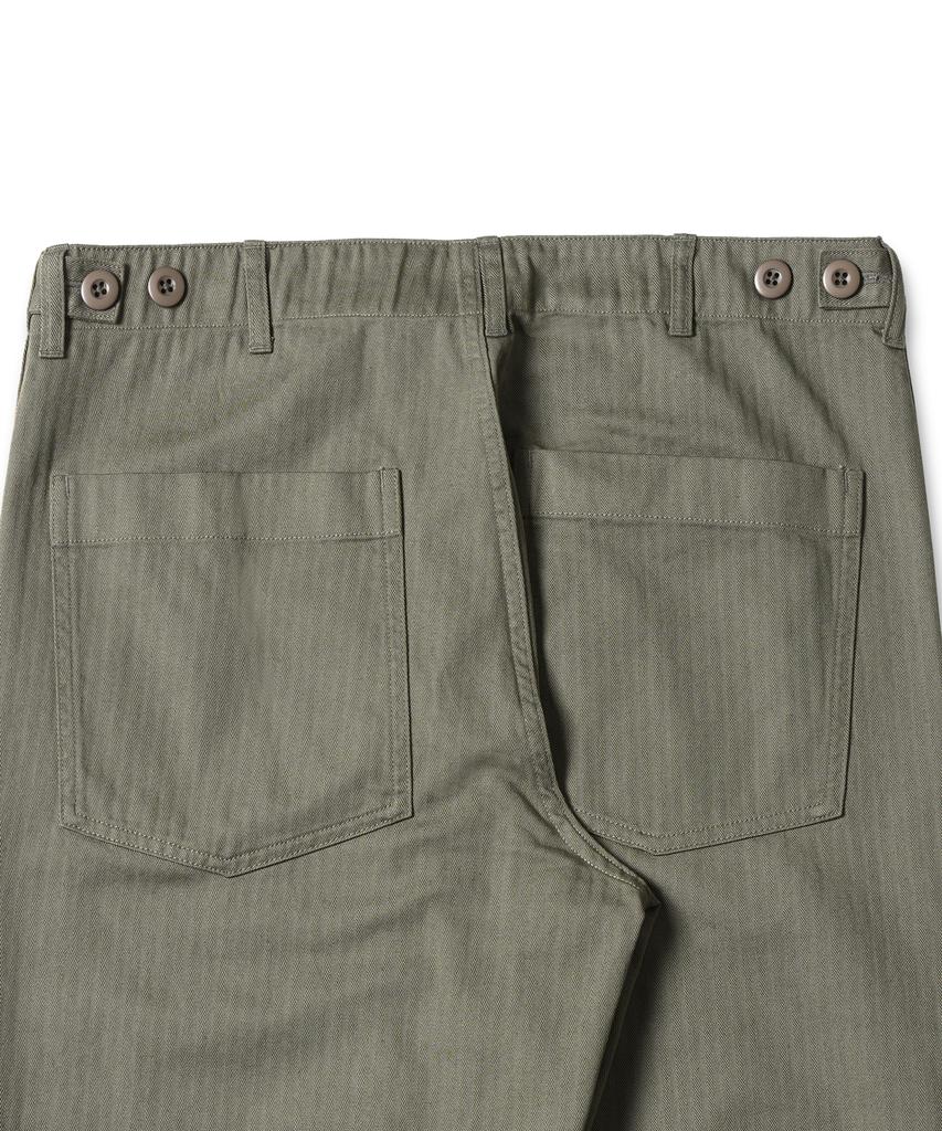 Bancheu Npg Hbt Cotton One Wash Fatigue Pants - Olive