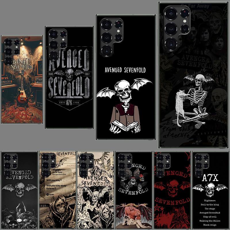 A-Avenged Sevenfold Phone Case For Samsung Galaxy S24 S23 S21 S20 FE S22 S26 Ultra S25 Edge S10 Plus Cover Clear TPU Capa Shell