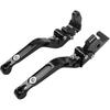 CHIFUN Brake Lever and Clutch Lever Set Replacement for Kawasaki Ninja 400 Ninja 300R 250R Z300 Aluminum Motorcycle Handlebar Lever Foldable Length
