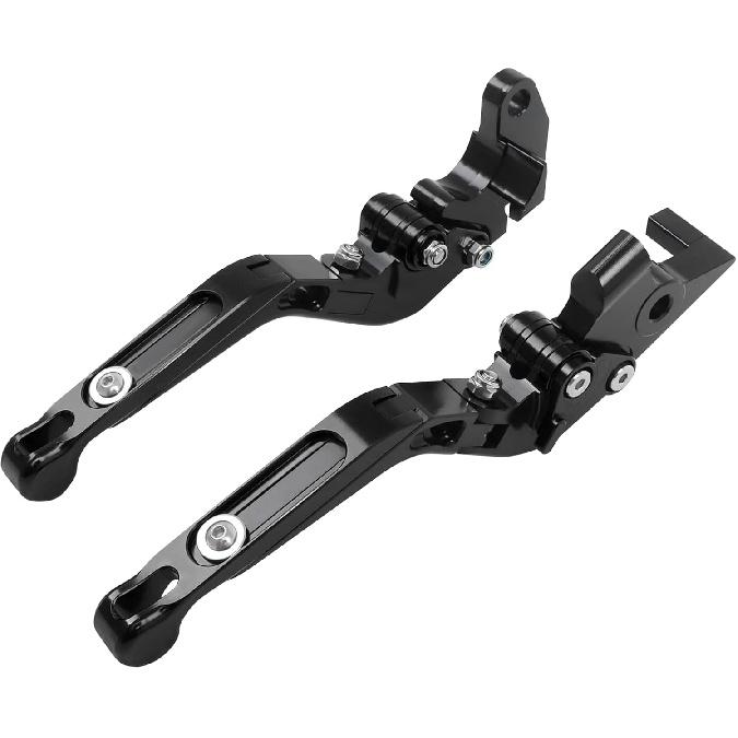 CHIFUN Brake Lever and Clutch Lever Set Replacement for Kawasaki Ninja 400 Ninja 300R 250R Z300 Aluminum Motorcycle Handlebar Lever Foldable Length