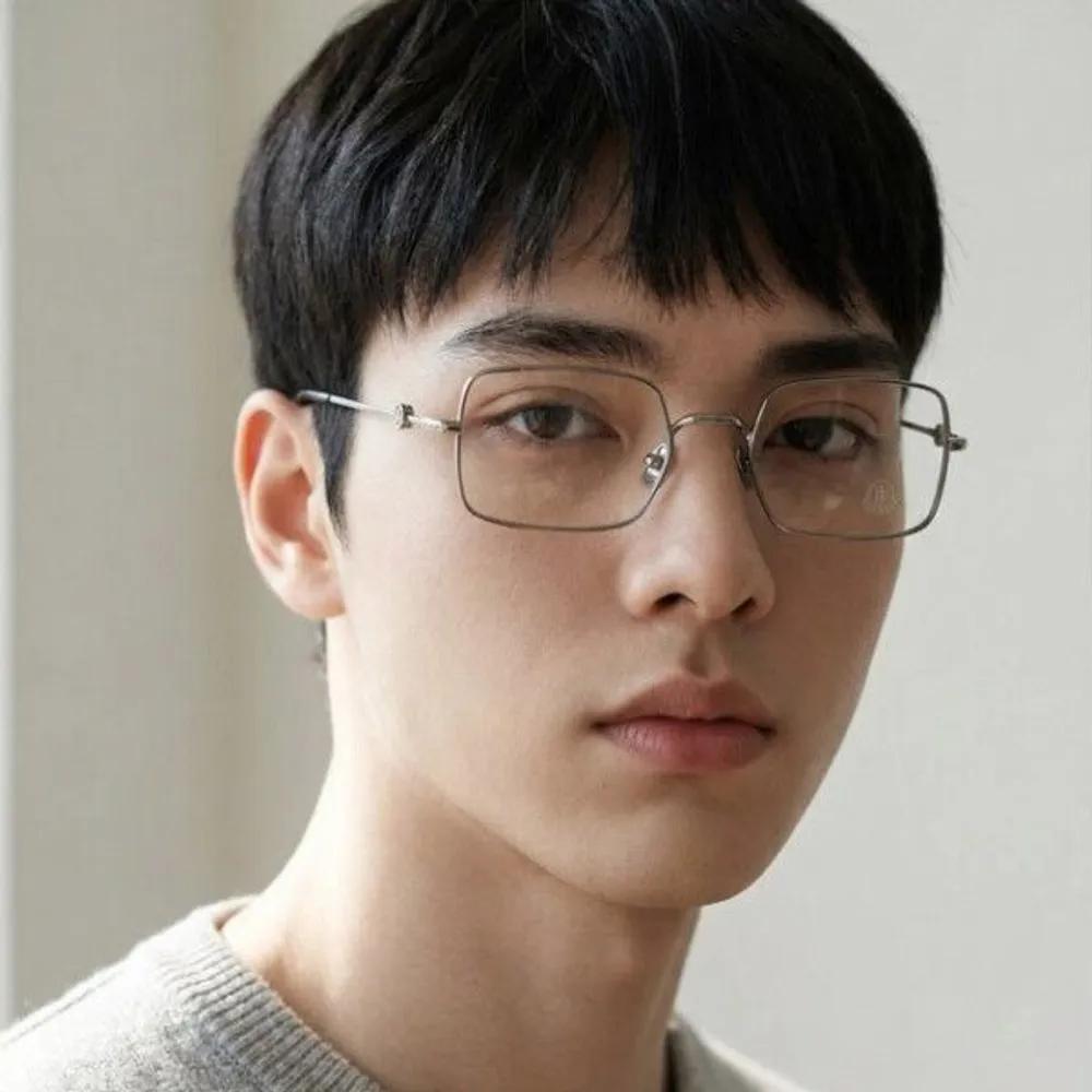 [Moncler] Eyeglass Frames ML5127 008 Rectangular Metal Men s Women s Fashion