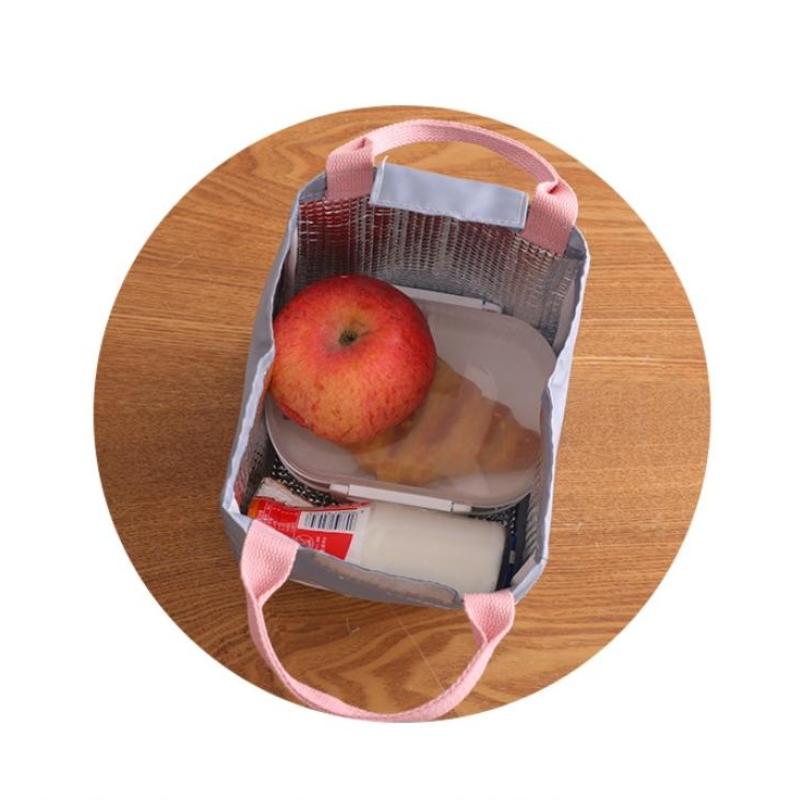 Tragbare, verdickte, isolierte Lunchbox-Tasche, Büroangestellter, Handgepäck-Mahlzeitentasche, großes Fassungsvermögen, Thermokühler, Picknick-Paket für Damen und Kinder