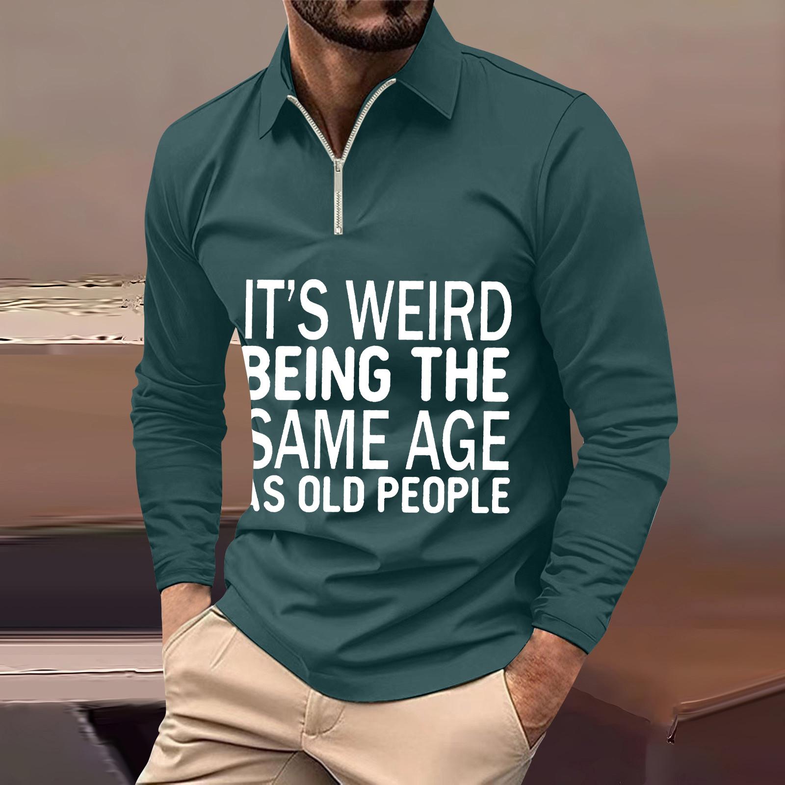 

Чоловіча сорочка для гольфу, повсякденна, спортивна, з V-подібним вирізом, ребристим коміром, довгим рукавом, модна повсякденна одноколірна однотонна весна та літо, звичайного крою XXXXL